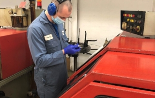 Man working at machine